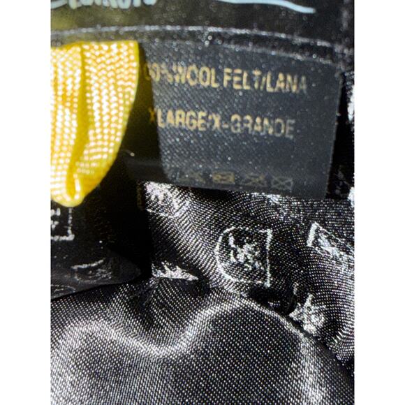 Stacy Adams Classic Men’s Wool Felt Fedora – Navy Blue (XL) - Picture 8 of 10